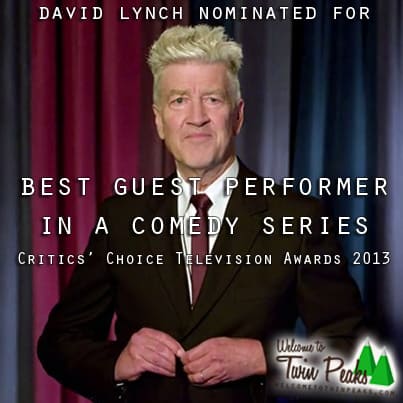 David Lynch: Nominated for Best Guest On Comedy Series For Louie
