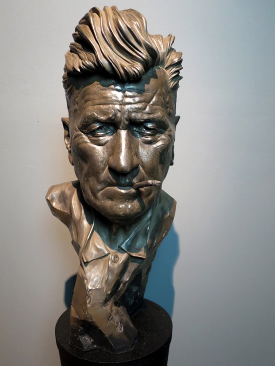 David Lynch bust by Carl Lyon