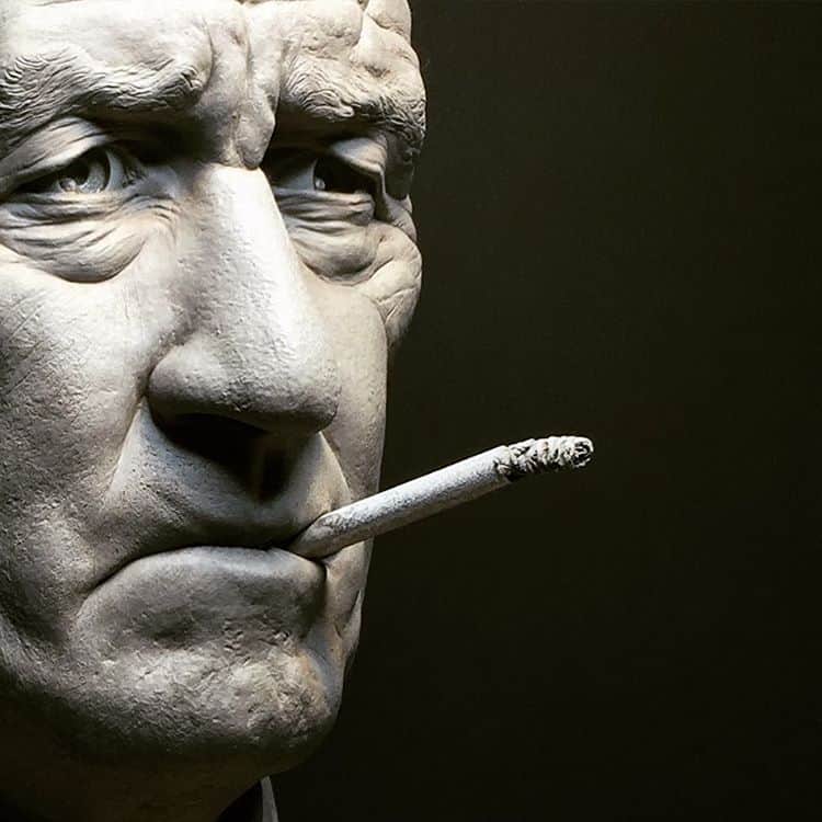 David Lynch bust by Carl Lyon