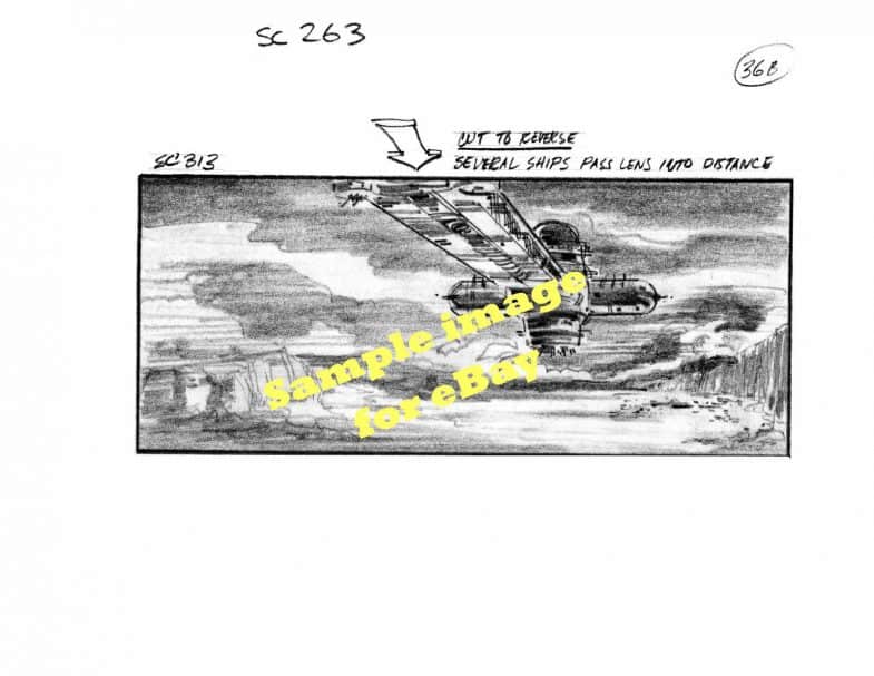 David Lynch: Dune original storyboard drawings