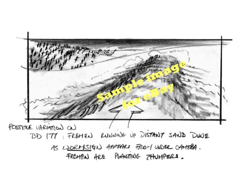 David Lynch: Dune original storyboard drawings