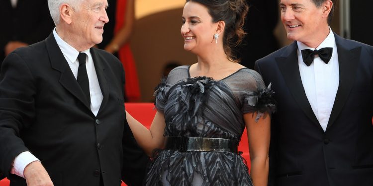 David Lynch, Emily Stofle & Kyle Maclachlan on the Red Carpet at the 2017 Cannes Film Festival