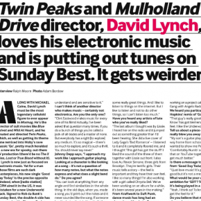 David Lynch Mixmag Interview