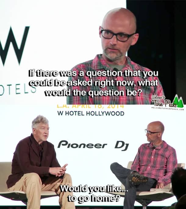 David Lynch & Moby interview
