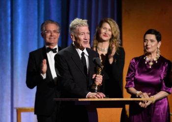 David Lynch receives an Oscar