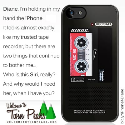 Diane, Dale Cooper's tape recorder iPhone case