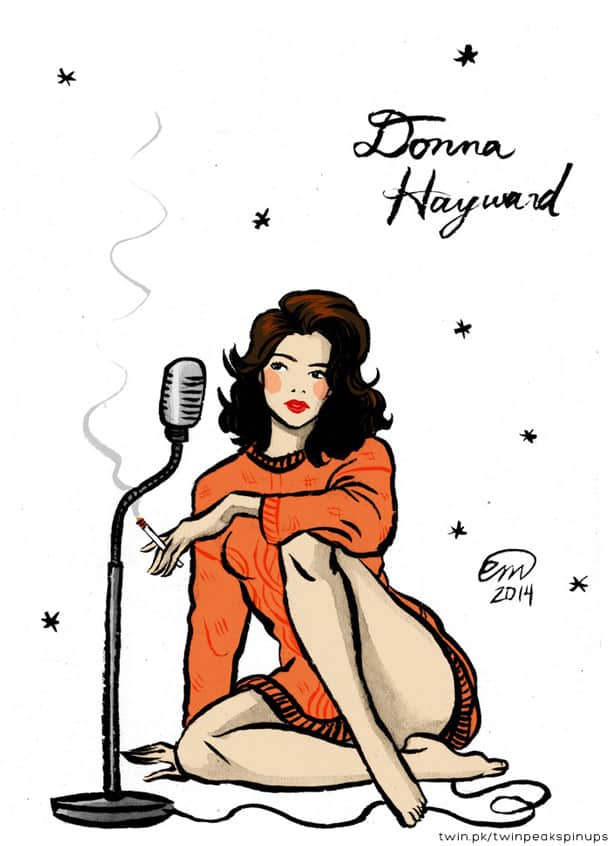 Donna Hayward pin-up