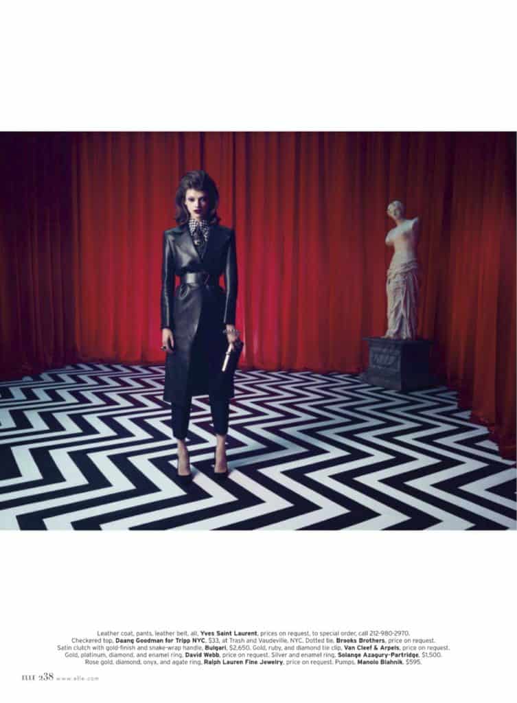 Elle magazine Twin Peaks photo shoot (9)