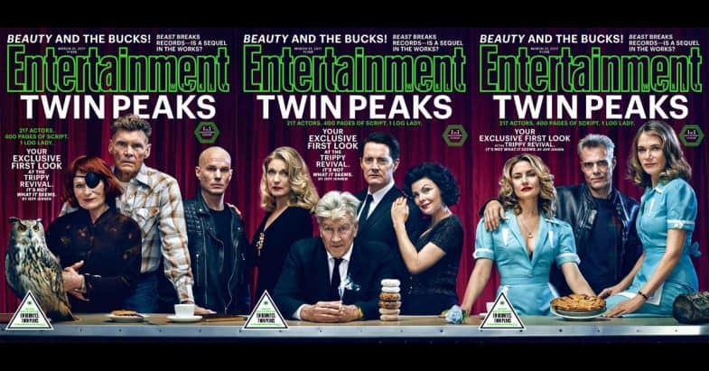 Entertainment Weekly (EW) Twin Peaks covers, March 31, 2017