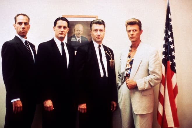 FBI Agents Albert Rosenfield, Dale Cooper, Gordon Cole, and Phillip Jeffries (TWIN PEAKS : FIRE WALK WITH ME)