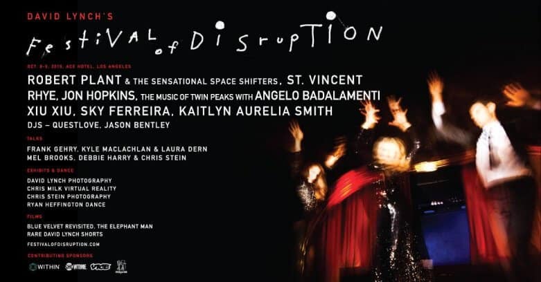 David Lynch Festival of Disruption 2016