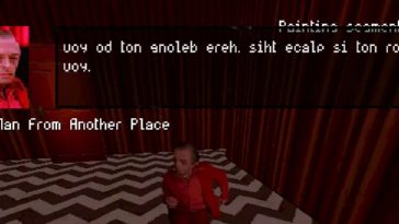 The Red Room in Ghost Dance, a David Lynch adventure game