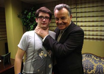 Guardian Angel crew member with Ray Wise