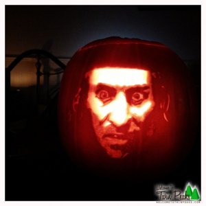 Halloween pumpkin: Killer BOB by Nick Peters