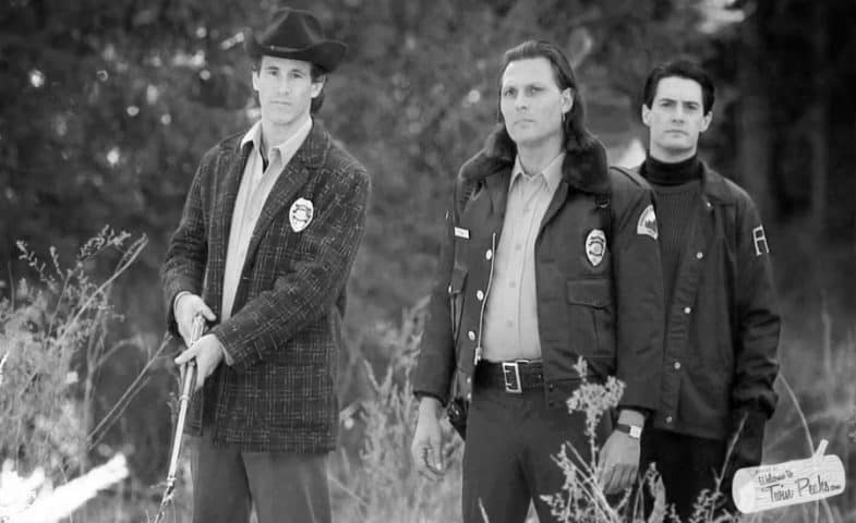 Sheriff Truman, Deputy Hawk and Agent Cooper