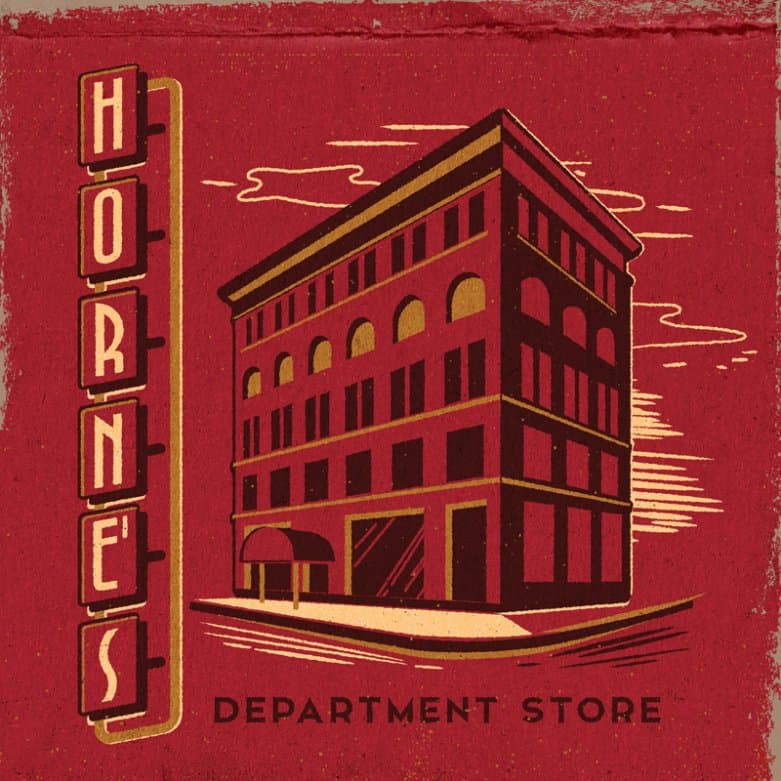 Horne's Department store matchbook