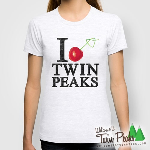 I Love Twin Peaks Cherry Stem T-Shirt