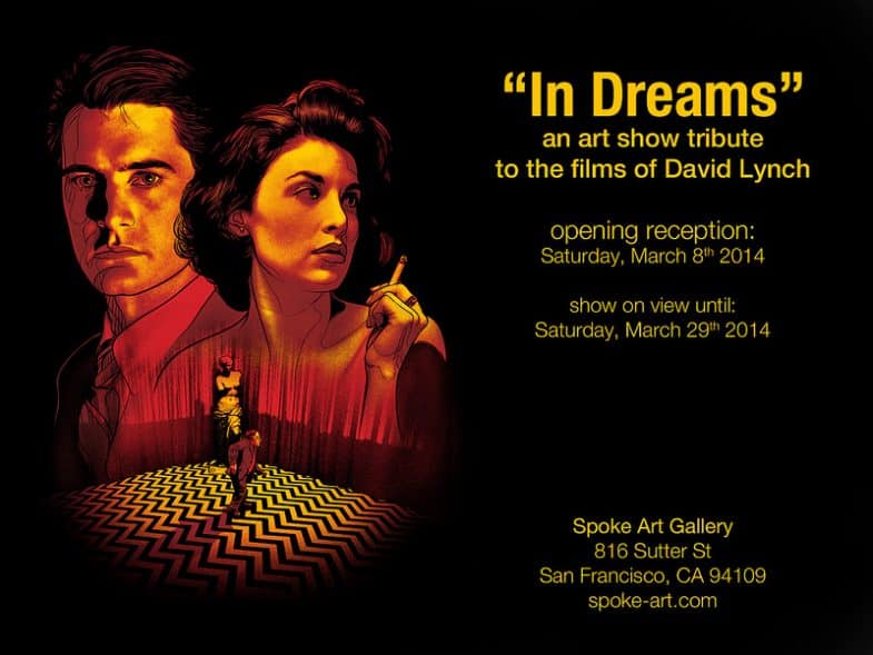 In Dreams: A David Lynch Art Show at Spoke Art Gallery