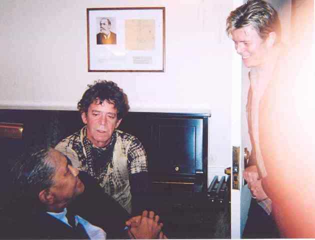 Jimmy Scott with Lou Reed and David Bowie