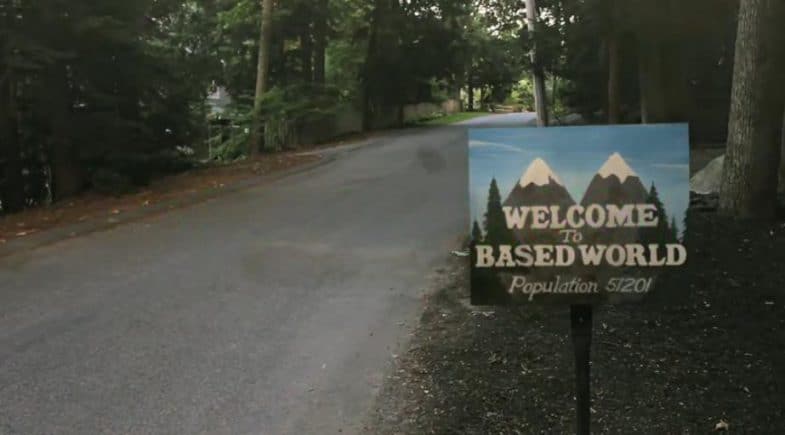 Keyboard Kid - Based Exorcism video is Twin Peaks homage