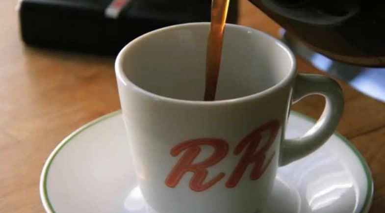 Double R Mug featured in Keyboard Kid's Twin Peaks homage video