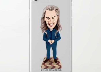 Killer BOBblehead clear phone case