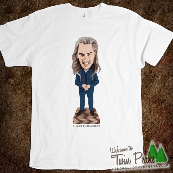 Killer Bobblehead t-shirt by welcometotwinpeaks.com