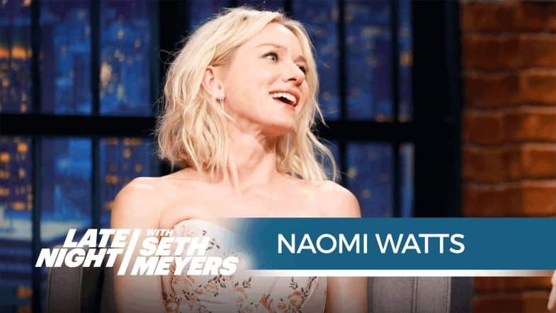 Naomi Watts on David Lynch, Mulholland Drive (not Twin Peaks) on Late Night with Seth Meyers