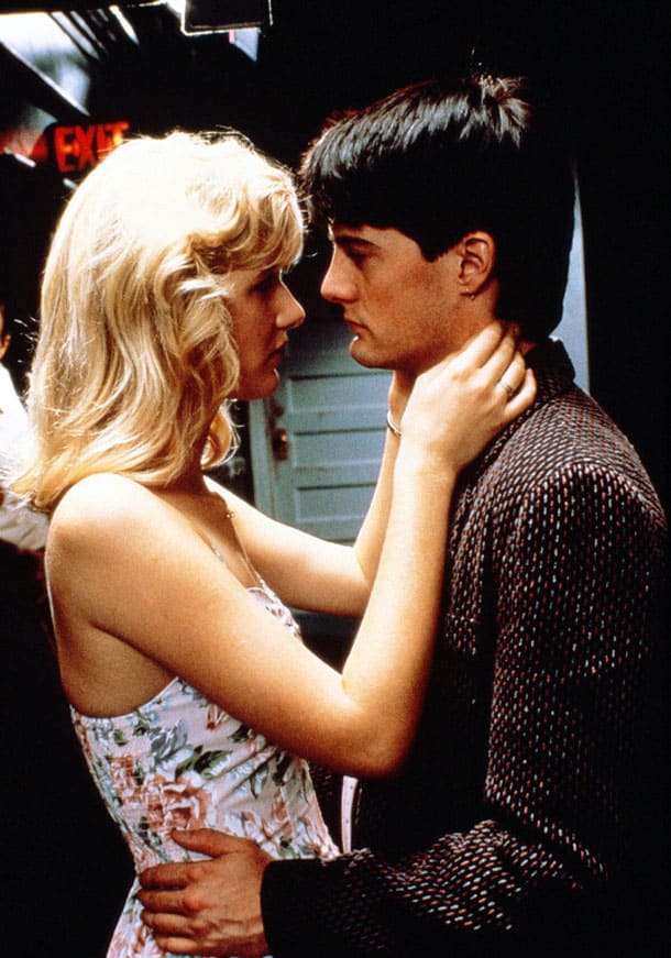 Laura Dern and Kyle MacLachlan in David Lynch's Blue Velvet