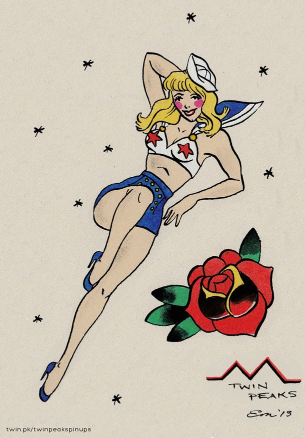 Laura Palmer sailor pinup