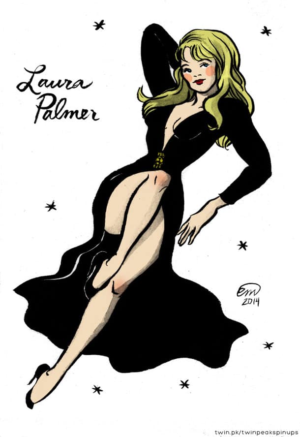 Laura Palmer pin-up girl