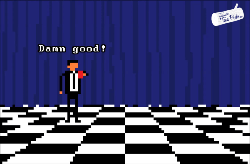 The Log Motel Incidence, A Twin Peaks Inspired Pixel Art Animation
