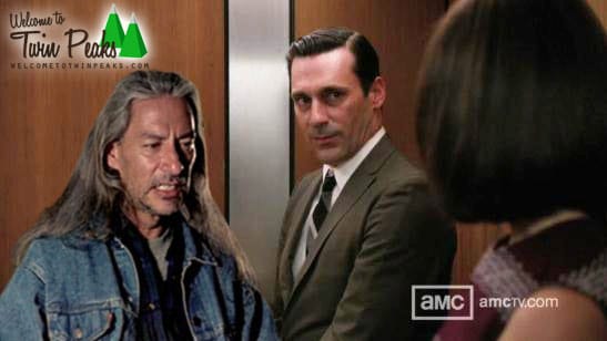 Killer BOB (Twin Peaks) in Mad Men