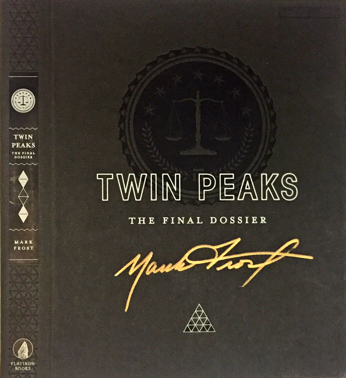 Mark Frost - The Final Dossier autographed book jacket