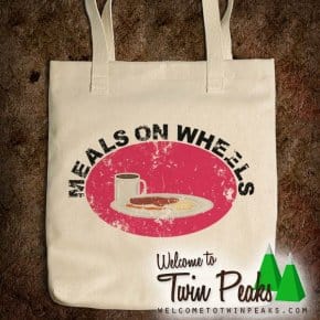 Twin Peaks Log Lady Tote Bag reusable bag handy Lil Shopper David Lynch