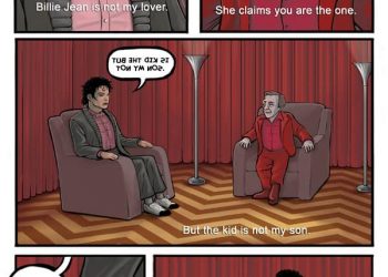 Michael Jackson in the Twin Peaks Red Room