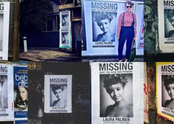 Missing Laura Palmer posters in Sydney, Australia