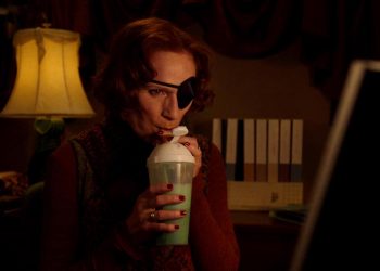 Nadine Hurley watching Dr. Amp