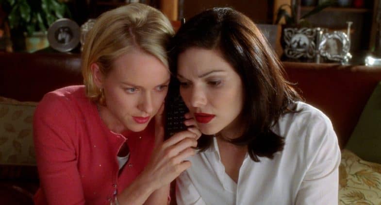 Naomi Watts and Laura Harring in David Lynch's Mulholland Drive