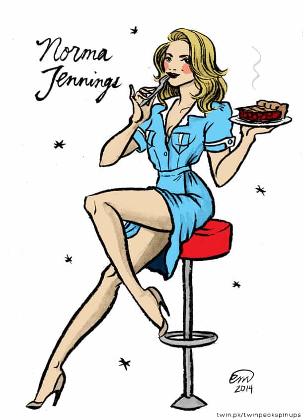 Norma Jennings pin-up