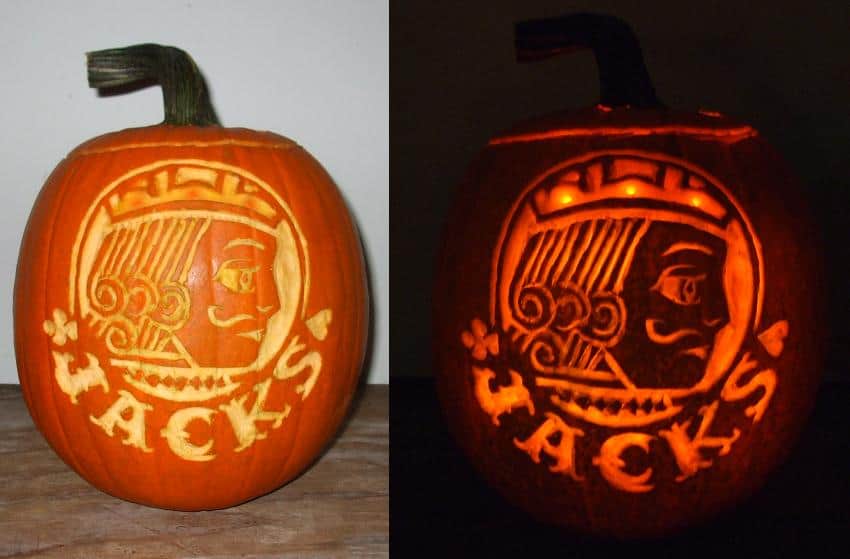 Twin Peaks Themed Halloween Pumpkins