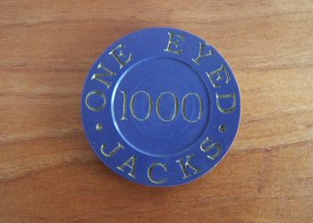 One Eyed Jacks poker chip prop