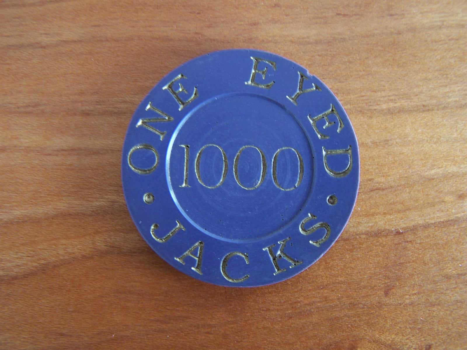 Rare One Eyed Jacks Poker Chip For Sale