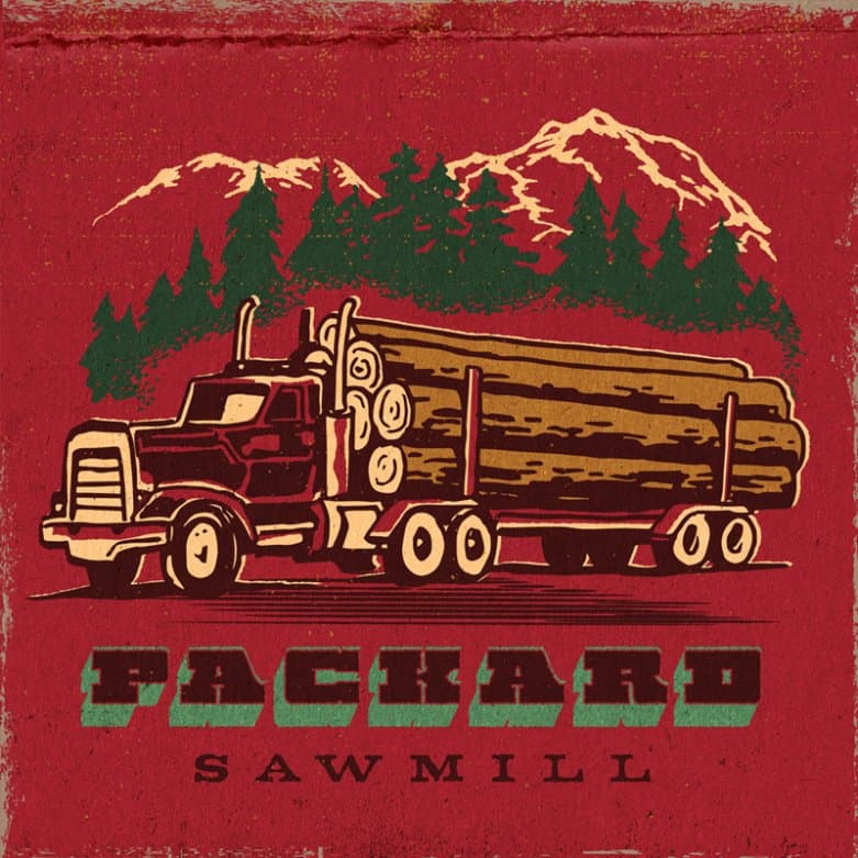 Packard Sawmill matchbook