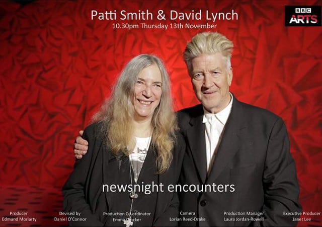 Patti Smith & David Lynch: newsnight encounters