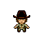 Pixel Art Sheriff Harry S. Truman