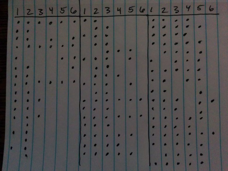 Plane window code pattern by Justin Brown