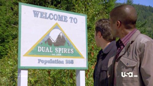 Psych Dual Spires Twin Peaks