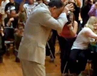 Ray Wise doing the Leland Shuffle at the 2011 Twin Peaks Fest