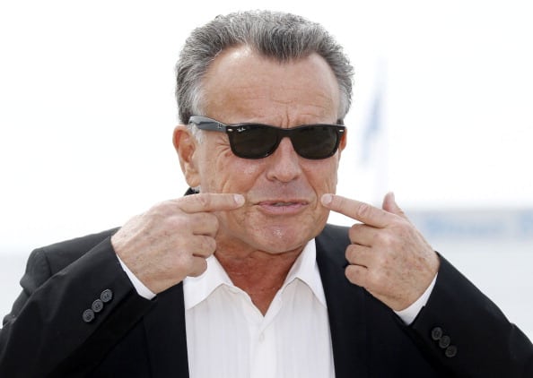 US actor Ray Wise poses during a photocall for the TV series "Farmed and dangerous" at the MIPTV forum, on April 8, 2014, in Cannes, on the French Riviera.  AFP PHOTO / VALERY HACHE        (Photo credit should read VALERY HACHE/AFP/Getty Images)